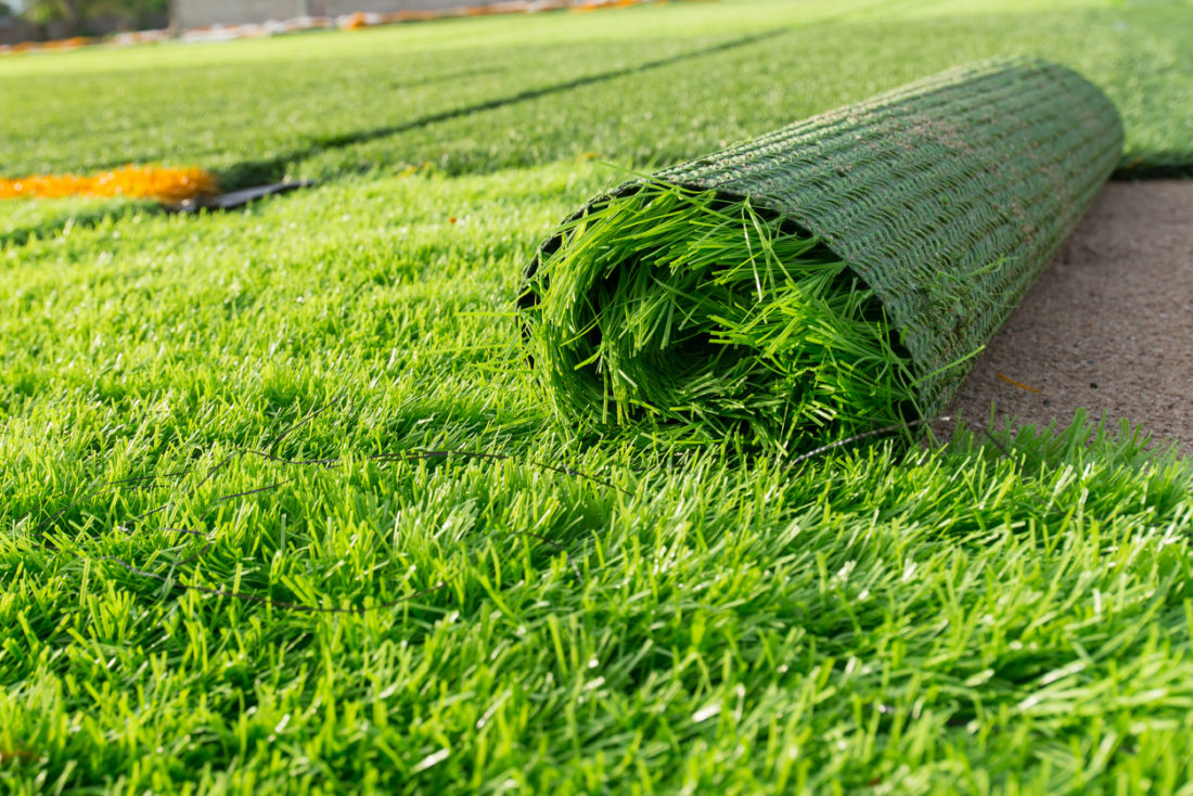 artificial turf install