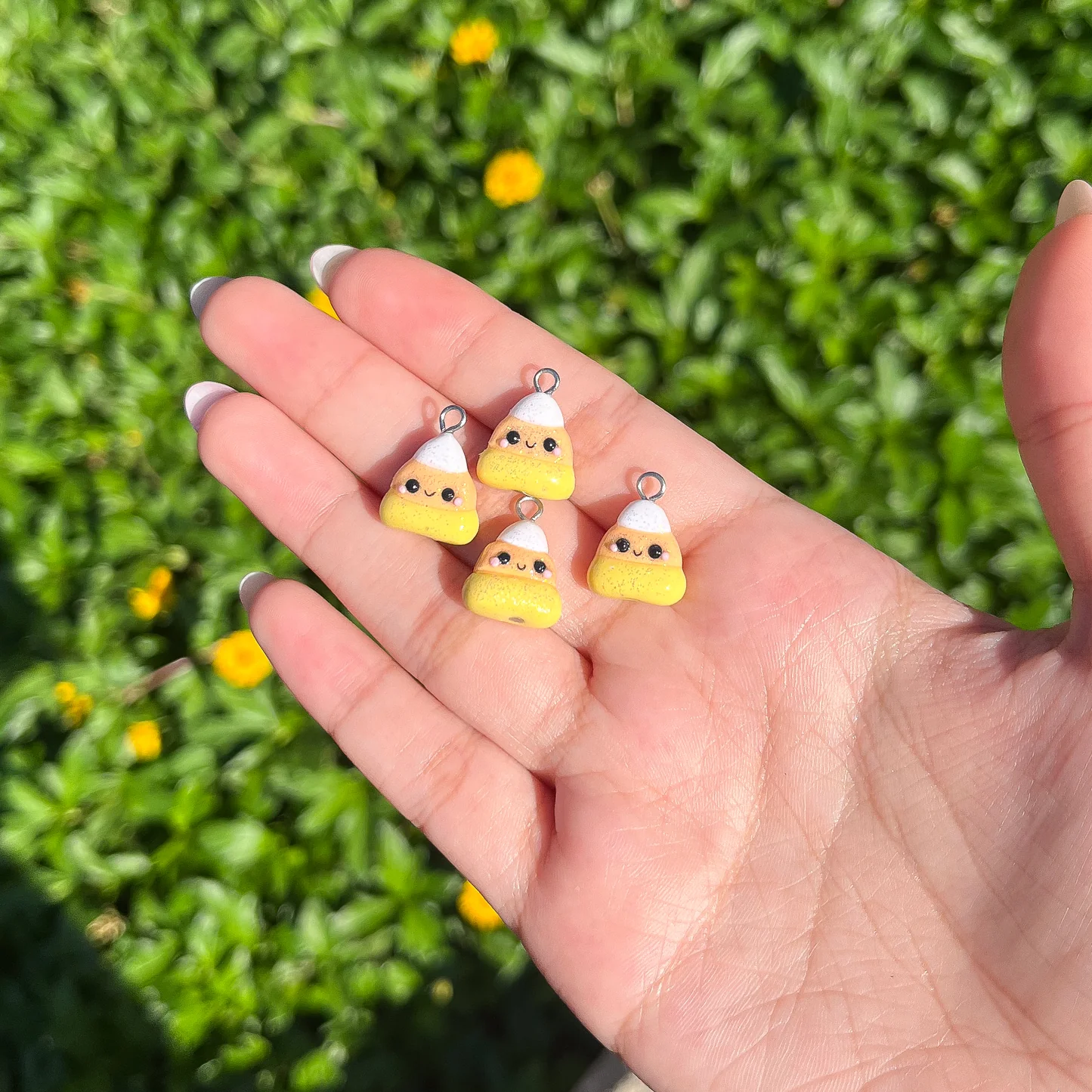 Clay Candy Corn Charms