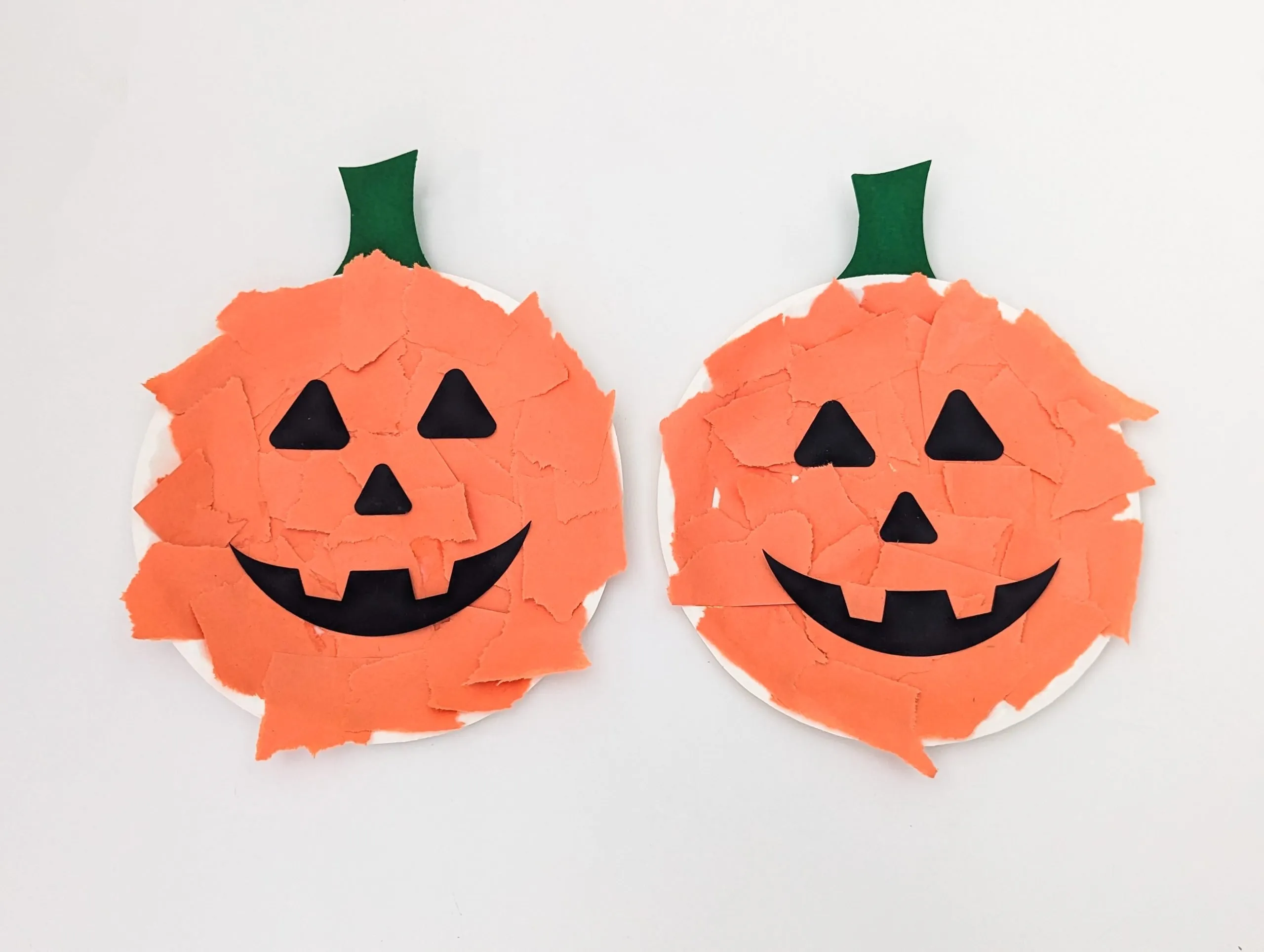 Crinkle Paper Jack-o’-Lantern