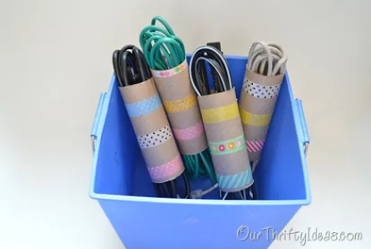 DIY Desk Cable Organizer