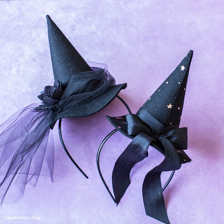 DIY Witch Hat Headbands