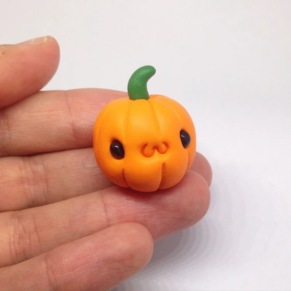 Mini Clay Pumpkins