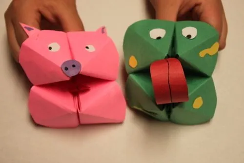 Mini Paper Puppets