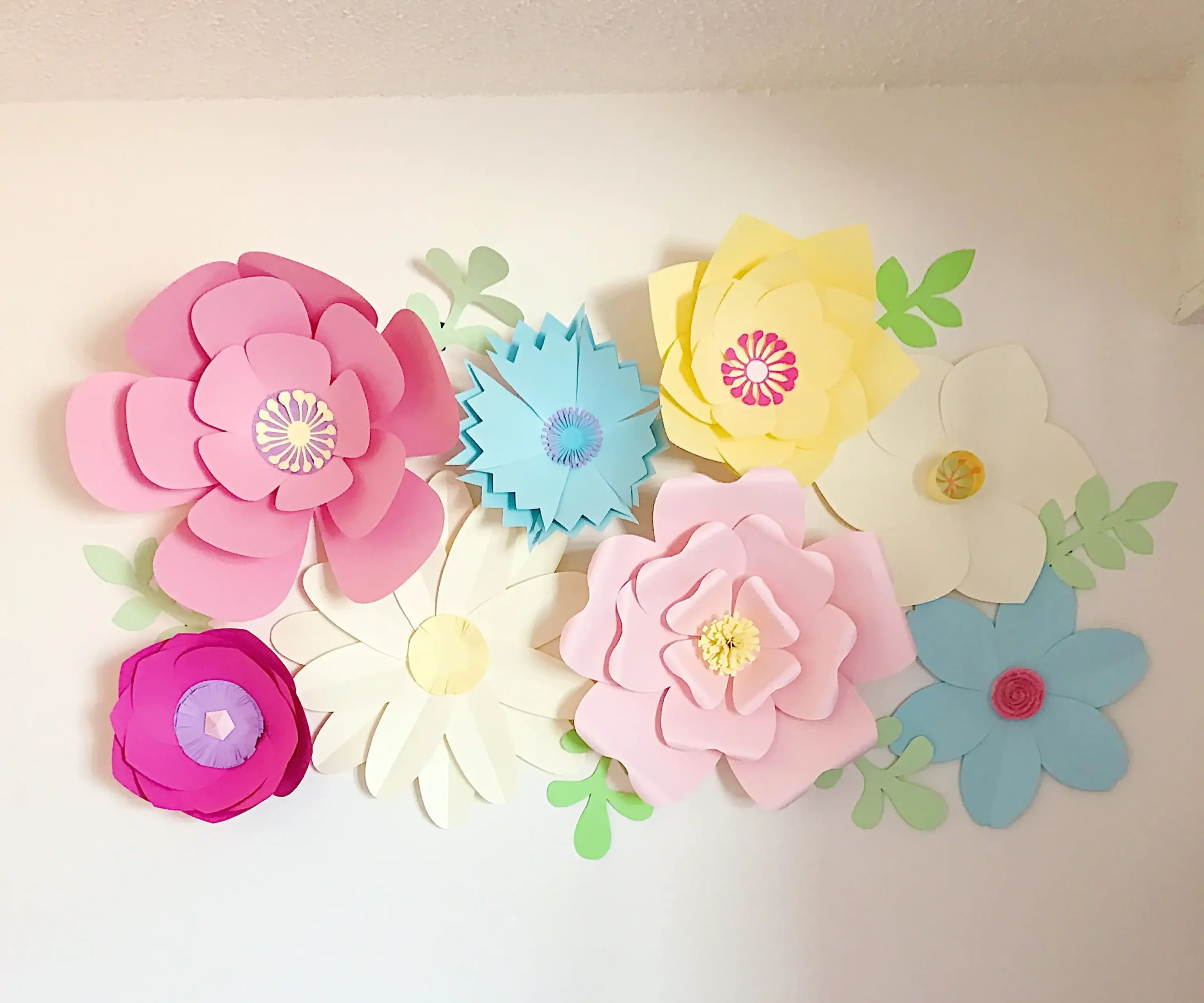 Paper Wall Flowers