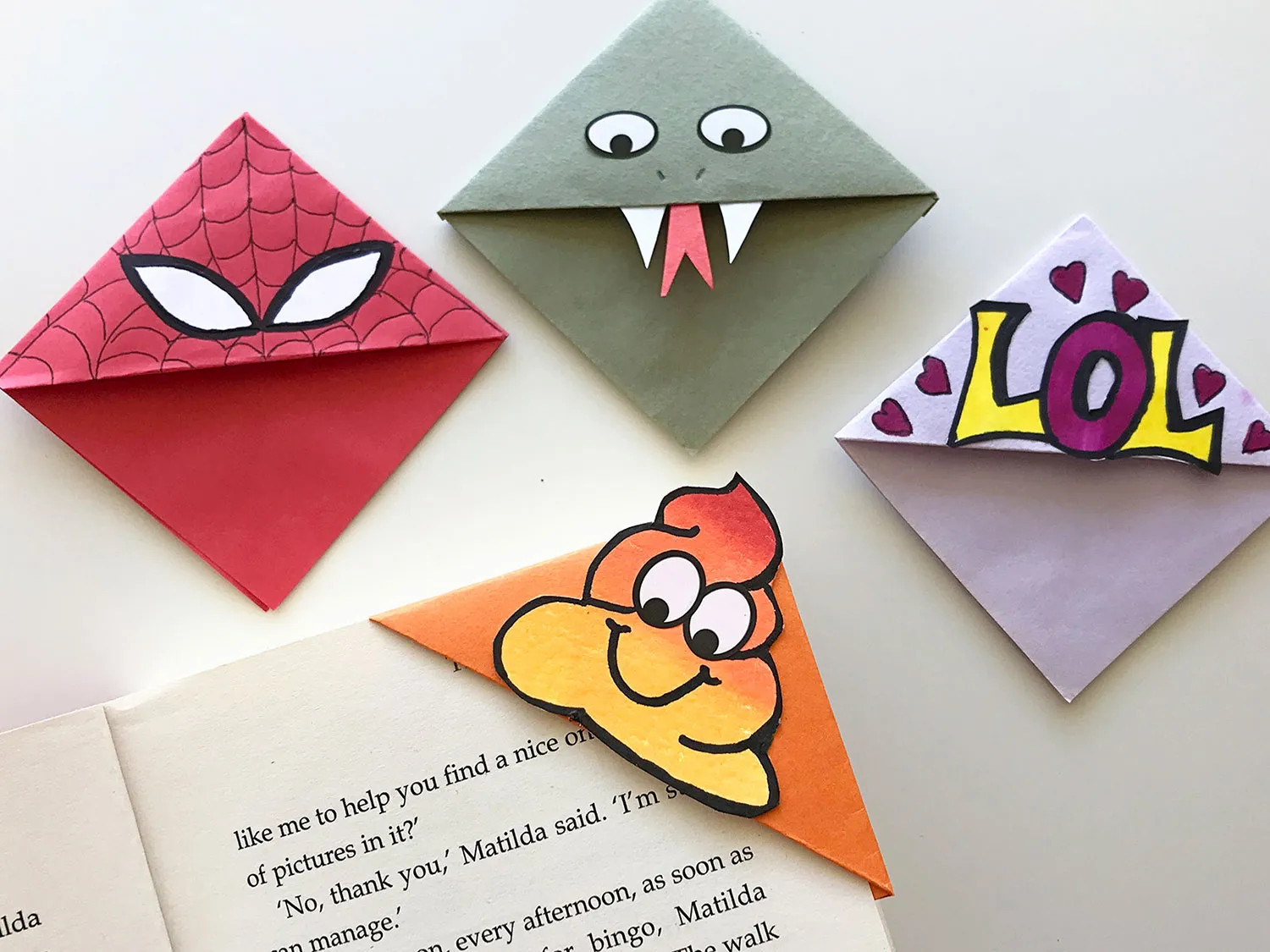 Paper Bookmarks