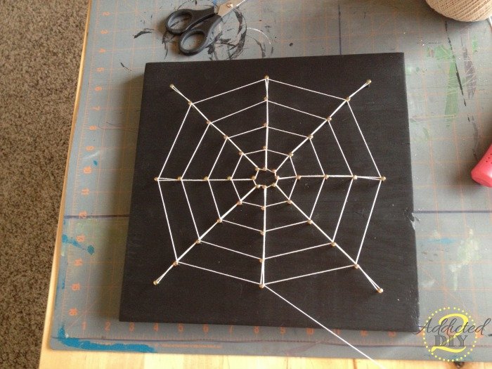 Spiderweb String Art