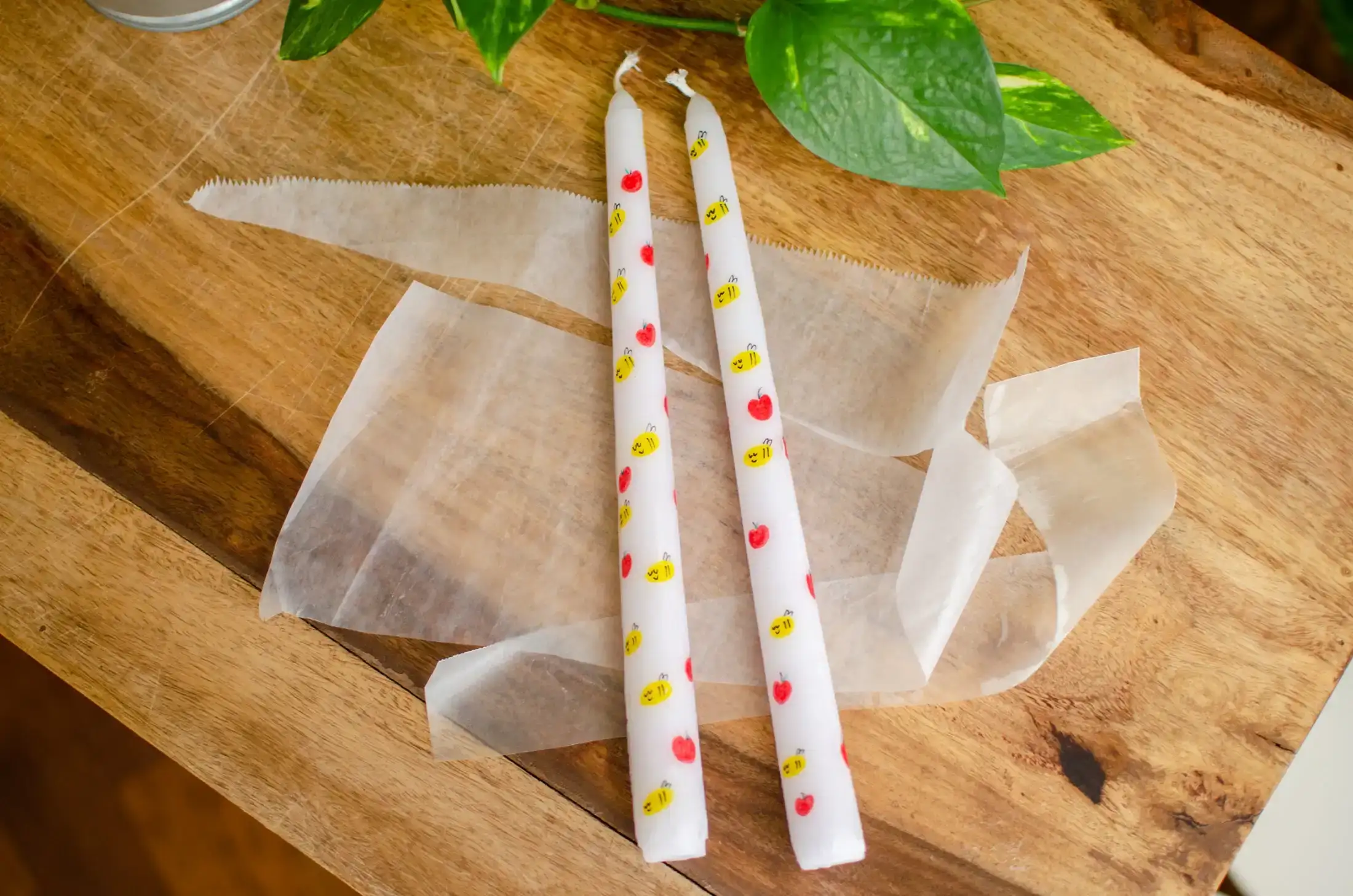 Tissue Paper Candle Wraps