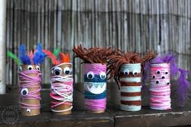 Toilet Paper Roll Monsters