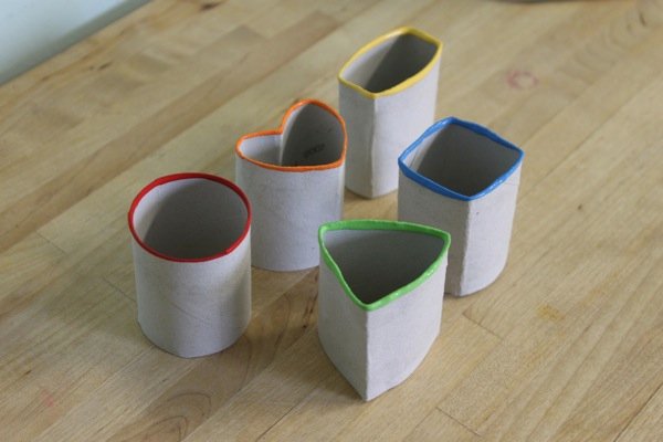 Toilet Paper Roll Stamps