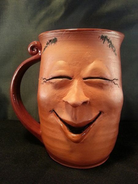 Whimsical Face Mug