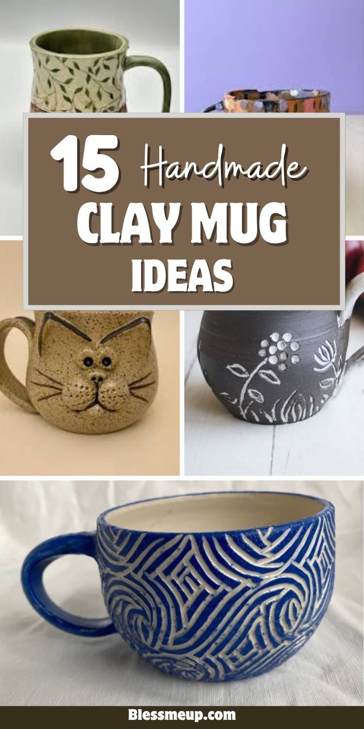 handmade clay mug ideas